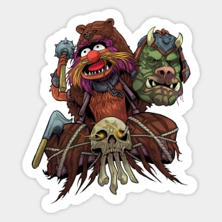 Animal The Bardbarian - (No Extras) Sticker